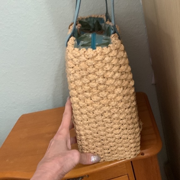Nine west vintage wicker rope, weave bag - Picture 4 of 6